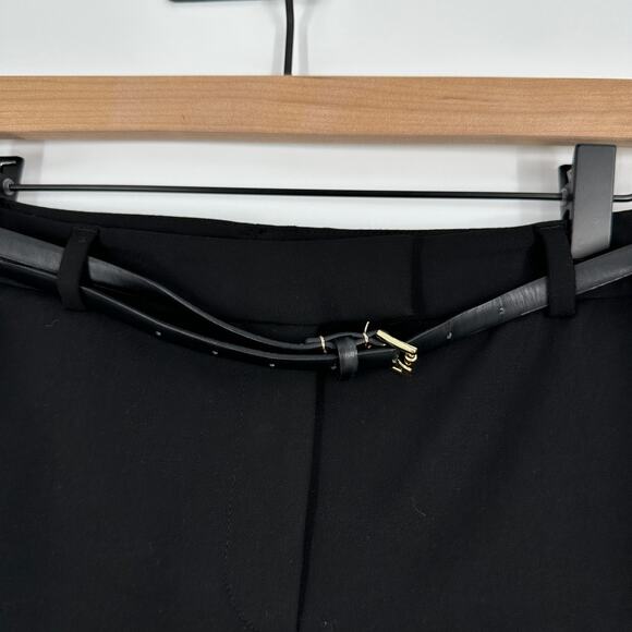 Reiss Joanne Tailored Slim Fit Trousers Career Pants Black Mid Rise Womens US 4 - Picture 4 of 14